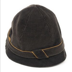 Norbu Canada- Brown Corduroy Bucket Winter Hat 🎩